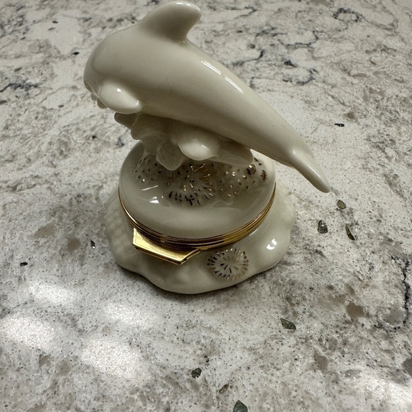 Lenox Dolphin Trinket Box - Picture 7 of 10